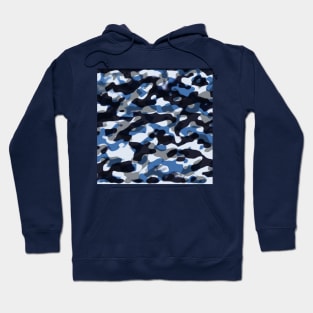 Army Design - Navy Blue Hoodie